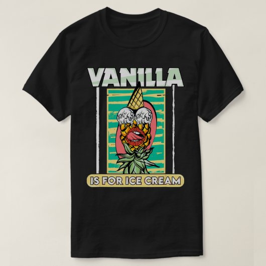 Vanilla ist für Eis-Creme-Schwingen T-Shirt (Design vorne)