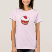 Vanilla-Kuchen mit Erdbeere T-Shirt (Vorderseite)