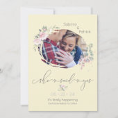 Vanilla Lemon Foto Save The Date (Vorderseite)