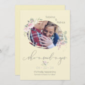 Vanilla Lemon Foto Save The Date (Vorne/Hinten)