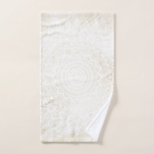 Vanilla Mandala Badetuch, Handtuch und Set mit Ges (Handtuch)