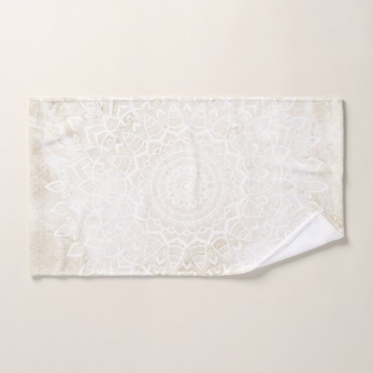 Vanilla Mandala Badetuch, Handtuch und Set mit Ges (Handtuch)