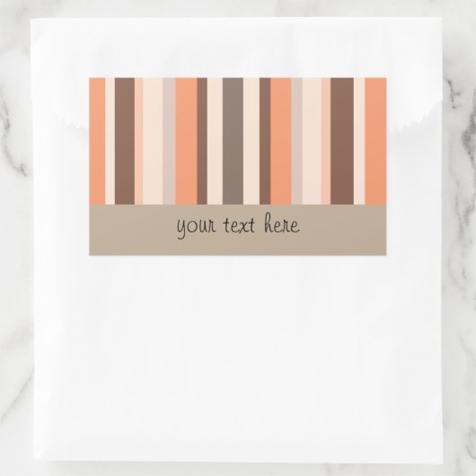 Vanilla Melon Rechteckiger Aufkleber (Tasche)