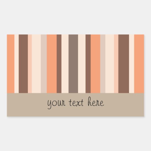 Vanilla Melon Rechteckiger Aufkleber (Vorderseite)