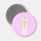 Vanilla Milkshake Magnet (Vorderseite/Rückseite)
