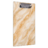 Vanilla Milkshake Marble Texture Klemmbrett (Rechts)