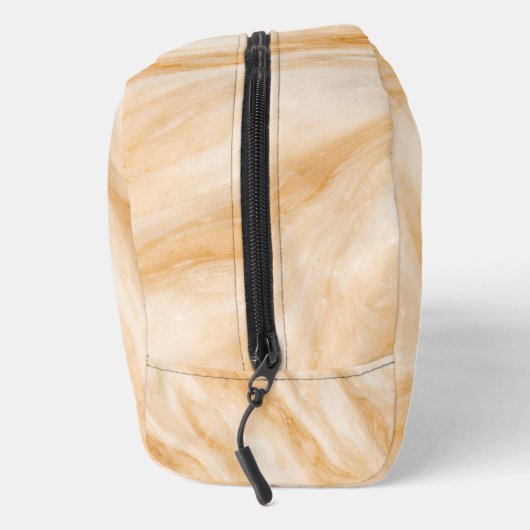 Vanilla Milkshake Marble Texture Waschbeutel (Rechts)