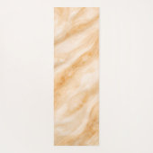 Vanilla Milkshake Marble Texture Yogamatte (Rückseite)