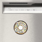 Vanilla mit Sprinkles Donut Magnet (In Situ (Geschirrspüler))