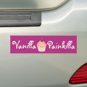 Vanilla Painkilla | Humoraler Cupcake anpassbar Autoaufkleber (Auf Auto)