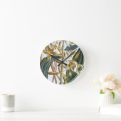 Vanilla Pods, Platte 65, aus "Collection Precieuse Runde Wanduhr (Zuhause)