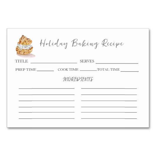 Vanilla Puff Konditorei Tauchtouren Tischnummer (Vorderseite)