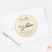 Vanilla Salve / Balsam Label Runder Aufkleber (Umschlag)