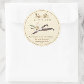 Vanilla Salve / Balsam Label Runder Aufkleber (Tasche)