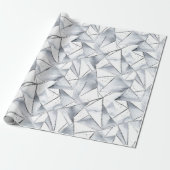 Vanilla Silver Confetti Birthday Geschenkpapier (Ungerollt)