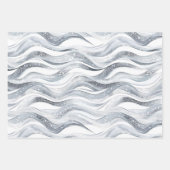 Vanilla Silver Confetti Ice Creme Geschenkpapier Set (Vorderseite 3)