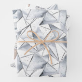 Vanilla Silver Confetti Ice Creme Geschenkpapier Set (Beispiel)