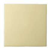 Vanilla Solid Color | Klassisches Elegant Fliese (Vorderseite)