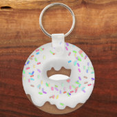 Vanilla Sprinkler Backknopf Schlüsselanhänger (Vorderseite)