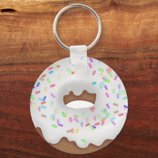 Vanilla Sprinkler Backknopf Schlüsselanhänger (Vorderseite)