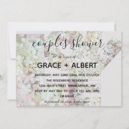 Vanilla Strawberry Hydrangeas Paare Dusche Einladung