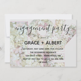 Vanilla Strawberry Hydrangeas Wedding Verlobung Einladung