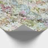 Vanilla Strawberry Hydrangea's Wrapping Paper Geschenkpapier (Ecke)