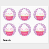 Vanilla Swirl - Rosa - Custom Stickers (Blatt)