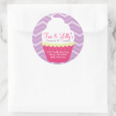 Vanilla Swirl - Rosa - Custom Stickers (Tasche)