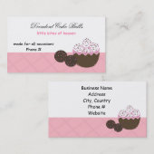 Vanilla und Schokolade Visitenkarte (Vorne/Hinten)