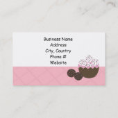 Vanilla und Schokolade Visitenkarte (Rückseite)