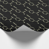 Vanilla Vanillin Molekulare Chemische Formel Geschenkpapier (Ecke)