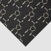 Vanilla Vanillin Molekulare Chemische Formel Seidenpapier (Ausschnitt)