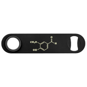 Vanilla Vanillin Molekulare Chemische Formel Speed Flaschenöffner