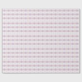 Vanilla weiß rosa Lavendel geometrische Kunst Desi Geschenkpapier (Flach)