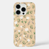Vanilla & White Floral Phone Case (Rückseite)
