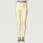 Vanilla Yellow White Colors Modernes Template Leggings (Vorderseite)