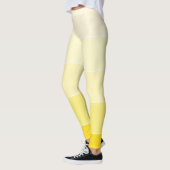 Vanilla Yellow White Template Elegant Modernes Des Leggings (Links)