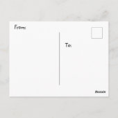 Vanilla Zucker-Cookies Rezept-Karte Postkarte (Rückseite)