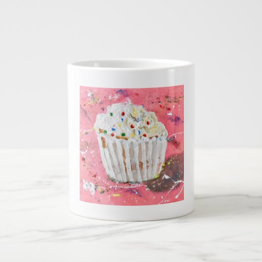 Vanilla Zuckerguss Jumbo-Tasse (Vorderseite)