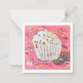 Vanilla Zuckerguss Mitteilungskarte (Vorderseite)