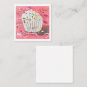 Vanilla Zuckerguss Mitteilungskarte (Vorne/Hinten)