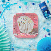 Vanilla Zuckerguss Pappteller (Party)