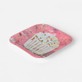 Vanilla Zuckerguss Pappteller (Gewinkelt)