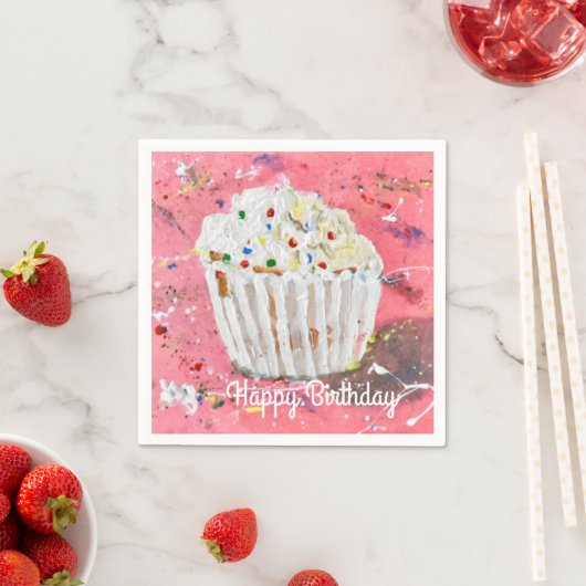 Vanilla Zuckerguss Serviette (Beispiel)