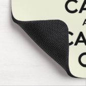 Vanille behält Ruhe und macht weiter Mousepad (Ecke)