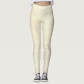 Vanille Creme Leggings (Vorderseite)