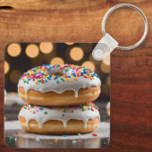 Vanille-Donuts Schlüsselanhänger (Rückseite)
