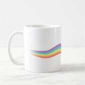 Vanille-Eisportion - Regenbogen-Schweif Kaffeetasse (Links)