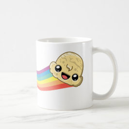 Vanille-Eisportion - Regenbogen-Schweif Kaffeetasse